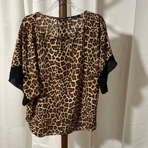 ZARA OVERSIZE LEOPARD SOFT TOP